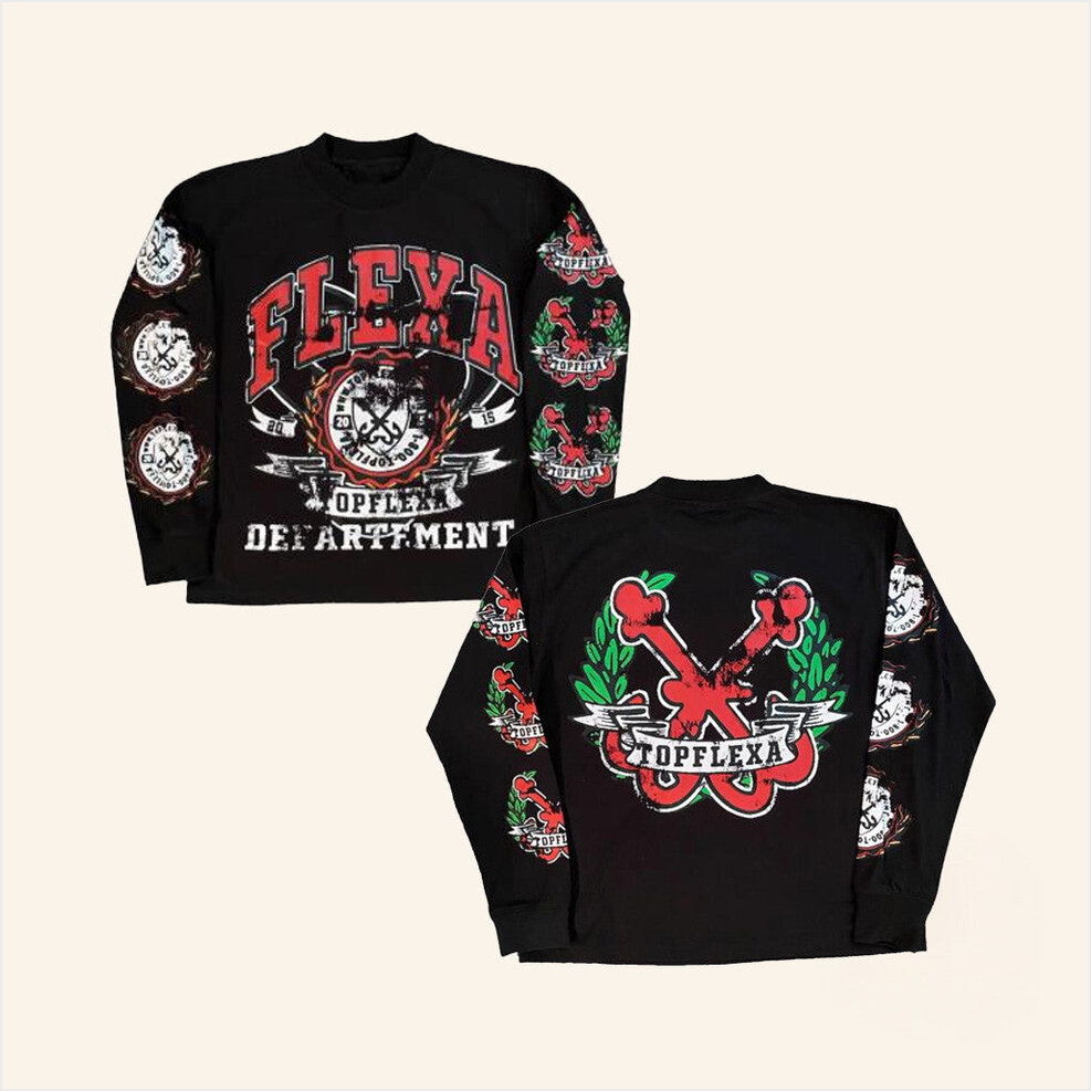 Flexa Department Long Sleeve Shirt Topflexa NY Merch Friends Gifts For Best Friend