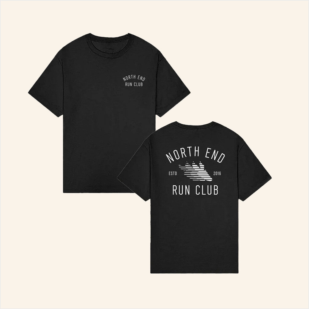 Flight Black T-Shirt North End Run Club Merch Best Friend Birthday Gifts Christmas Presents