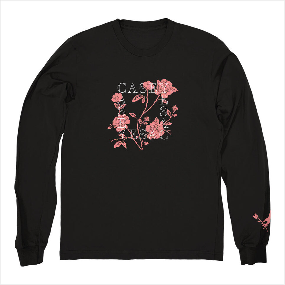 Floral Long Sleeve Shirt Casey Merch Casey Shirt Father's Day Gifts For Metal Music Lovers