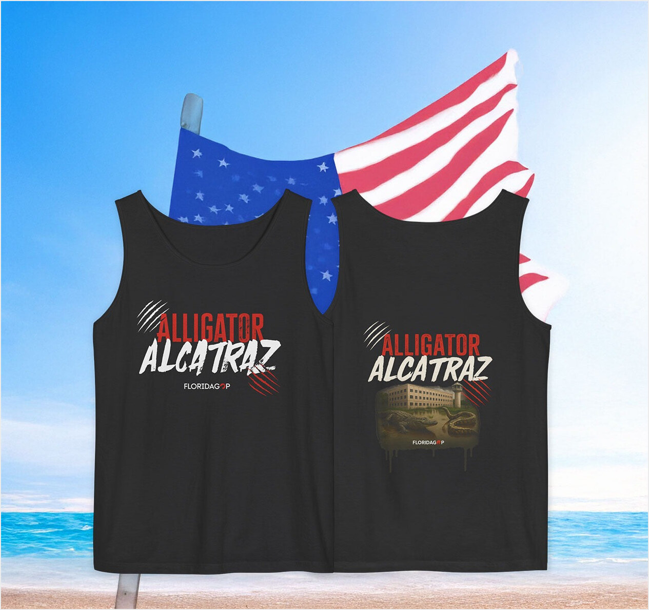 Florida Gator Shirt Alligator Alcatraz Tank Top Alligator Alcatraz Merch Florida GOP Store