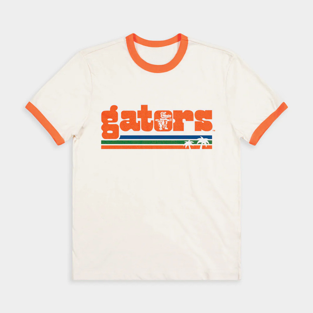 Florida Gators 1970s-Inspired Ringer T-Shirt Unique Gifts For Football Lovers