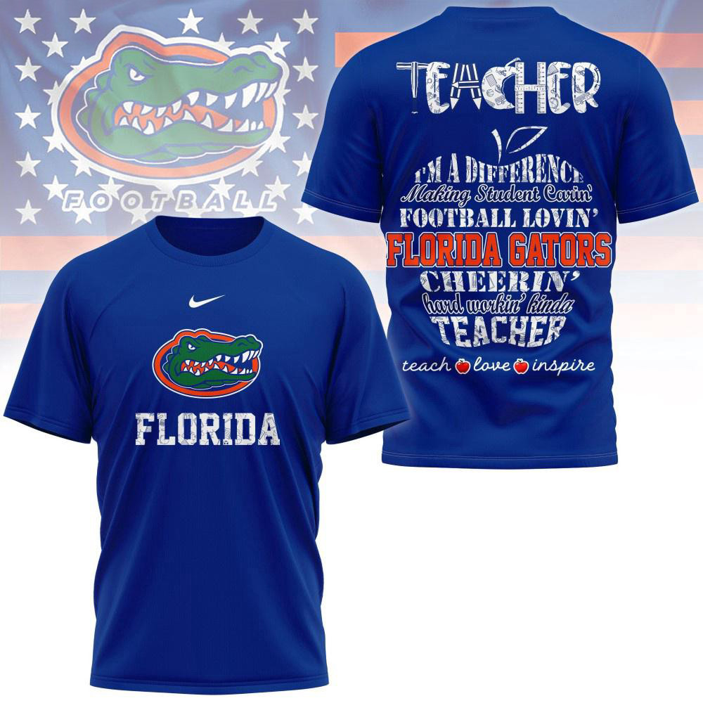 Florida Gators Teacher Pride 2025 3d Shirt Gift Ideas For Football Lovers