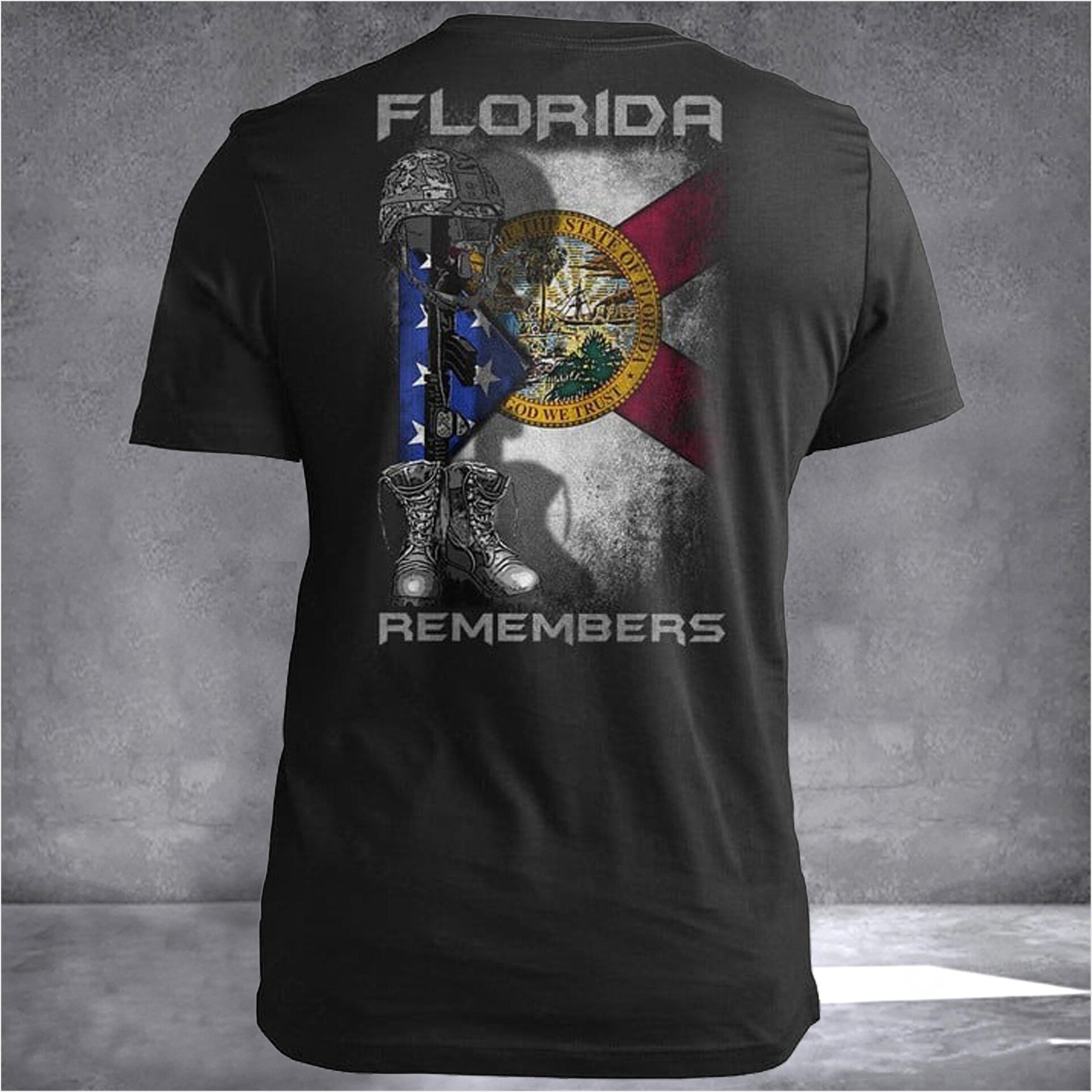 Florida Remembers Florida T-Shirt 2023 Veterans Day Patriotic Shirts For Men Gift Ideas