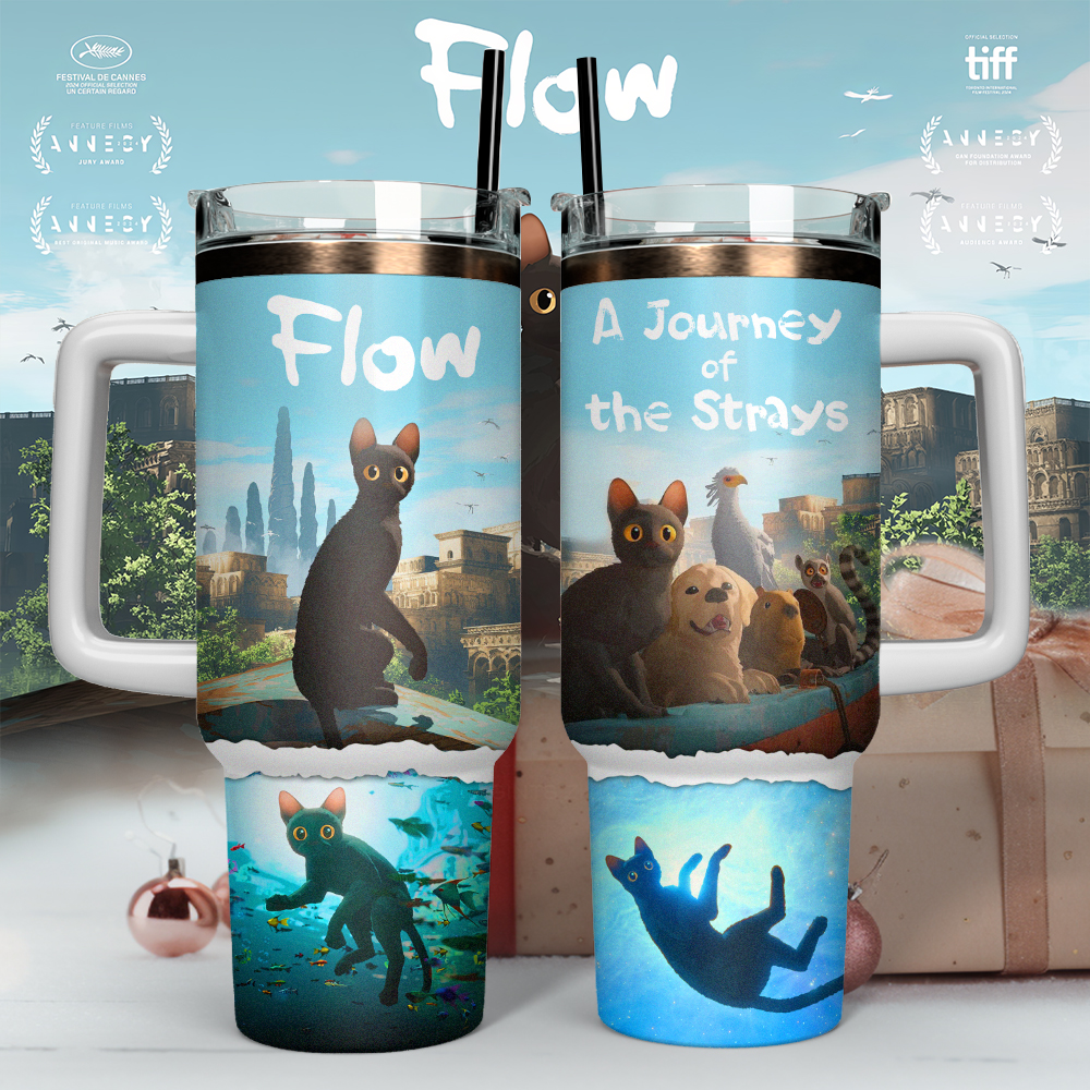 Flow Oscar 2024 Stanley Stainless Steel Tumbler Gift For Movies Lovers