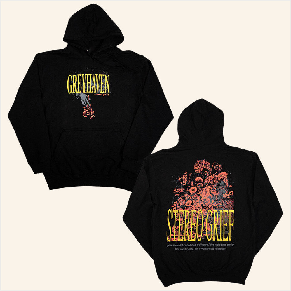 Flower Black Hoodie Overcast Merch Gifts For Sister Birthday Gift Ideas Christmas Presents