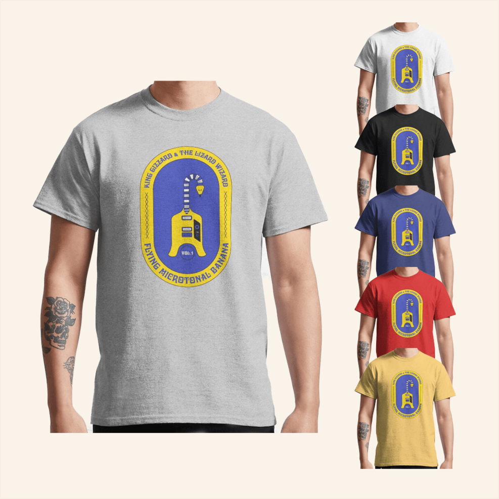 Flying Microtonal Banana Shirt King Gizzard Merch Rattlesnake T-Shirt Gifts For Brother
