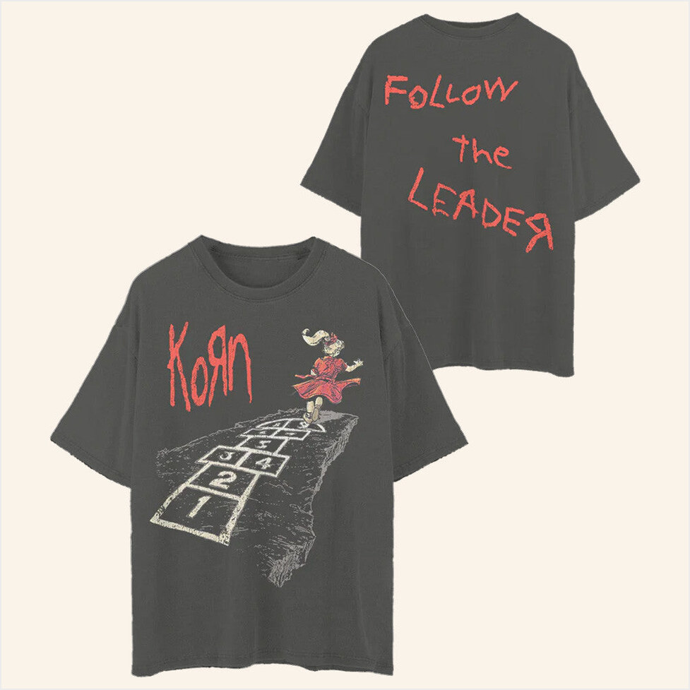 Follow The Leader T-Shirt Korn Merch Best Birthday Gifts For Music Lovers Gifts For Besties