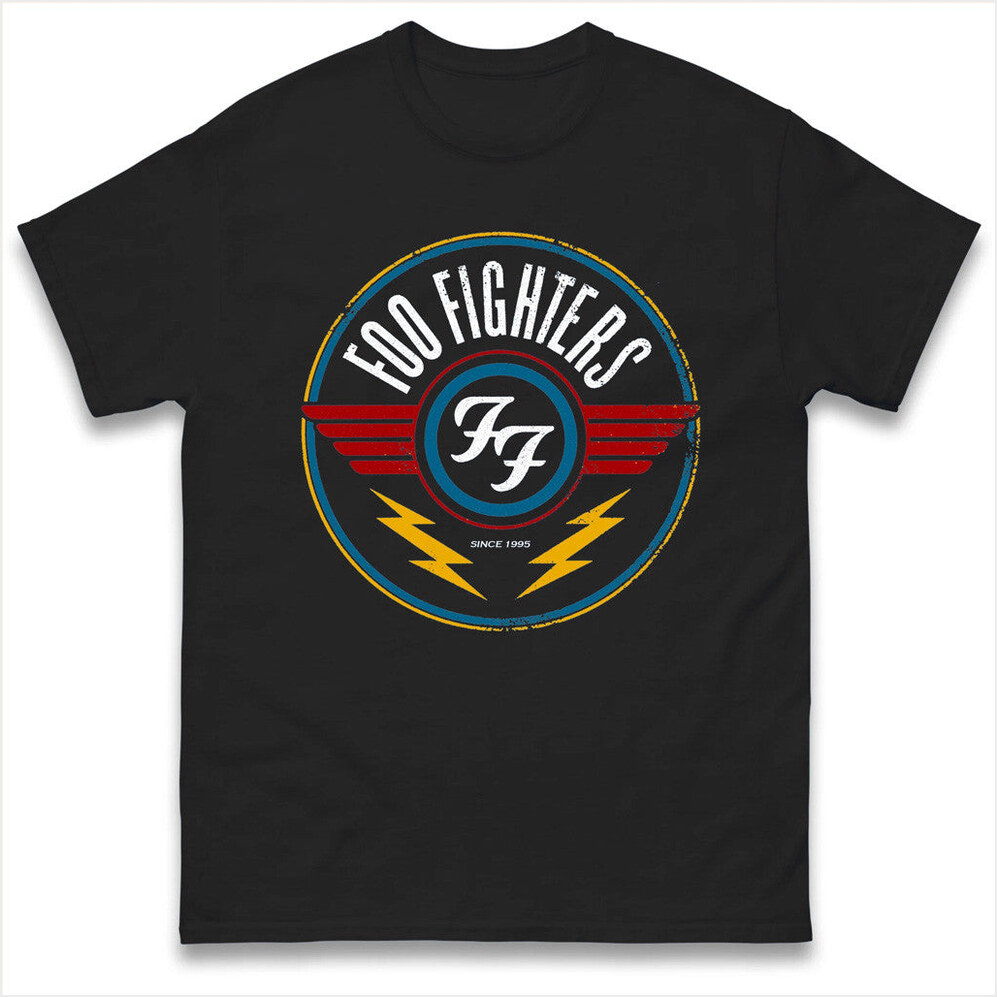 Foo Fighters Black T-Shirt Spoofy Tees Merch Birthday Gifts For BFF Christmas Presents