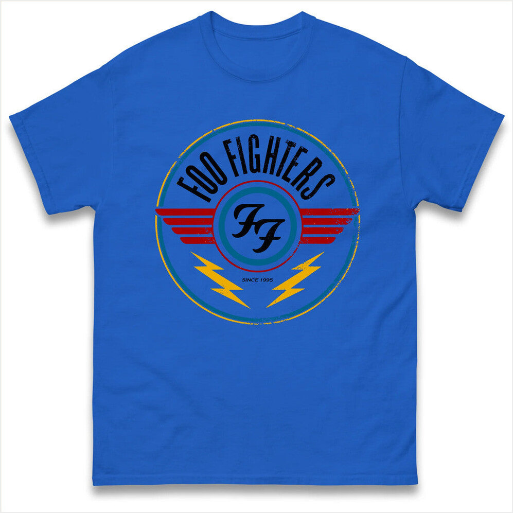 Foo Fighters Blue T-Shirt Spoofy Tees Merch Birthday Gifts For BFF Christmas Presents