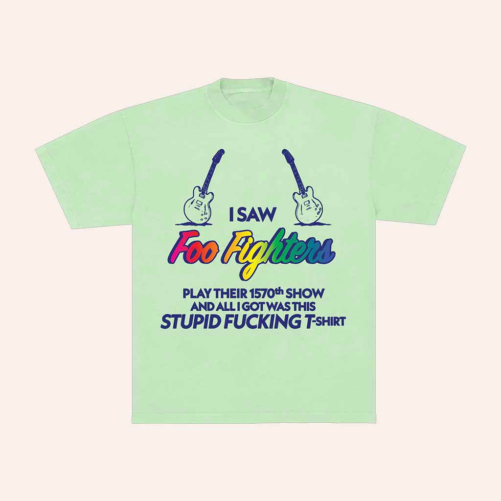 Foo Fighters Merch I Saw Foo Fighters 1570Th Show T-Shirt Gift For Rock Band Lovers