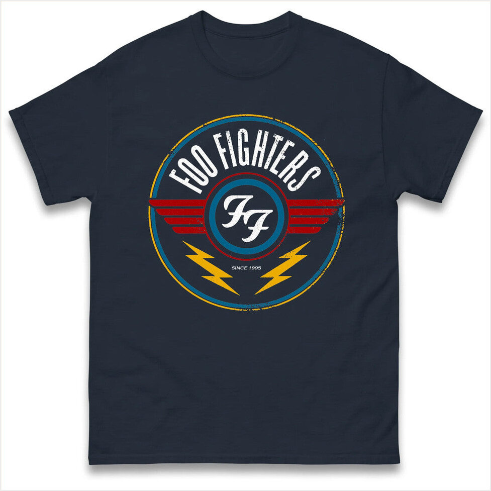 Foo Fighters Navy T-Shirt Spoofy Tees Merch Best Friend Gift Ideas Birthday Gifts For Besties