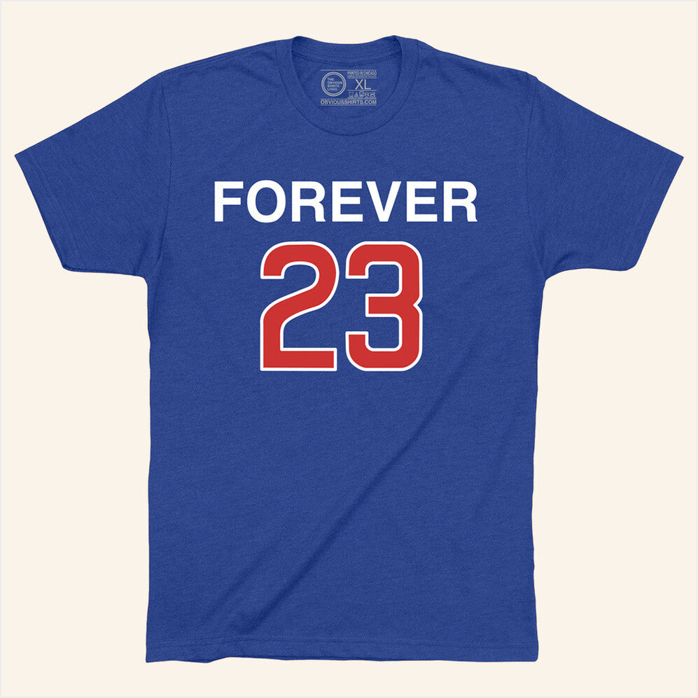 Forever 23 Cubs Shirt FO23VER Shirt Ryne Sandberg Shirt Birthday Gifts For Baseball Fans
