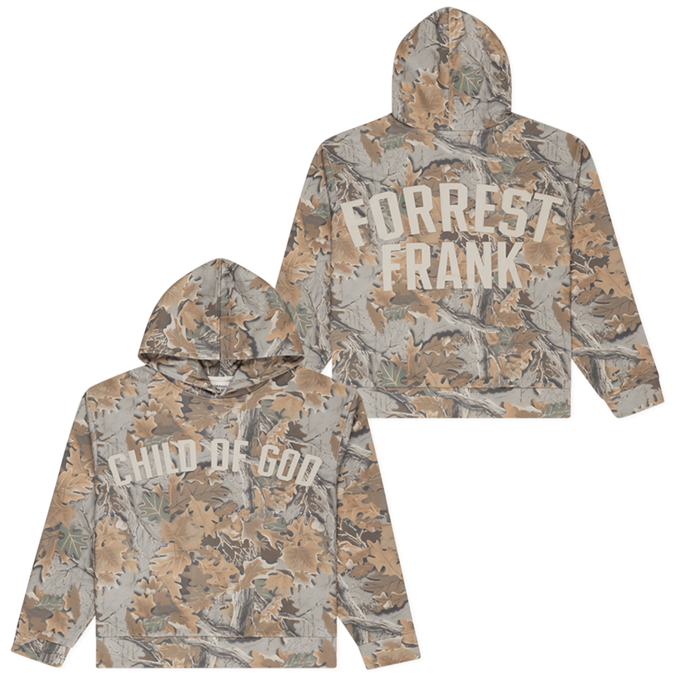 Forrest Frank Merch Forrest Frank Tour Merch Child Of God Camo Hoodie Best Gifts For Dad