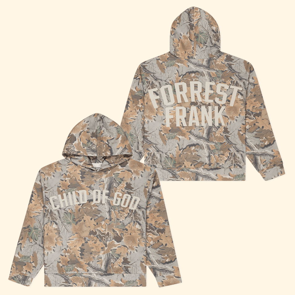 Forrest Frank Tour Merch Child Of God Camo Hoodie Forrest Frank Merch Best Gifts For Dad