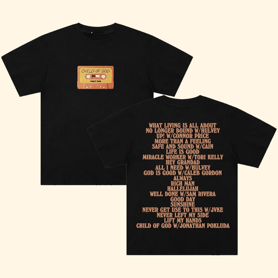 Forrest Frank Tour Merch Child Of God Shirt Forrest Frank Merch 2024 New Album Tour T-Shirt