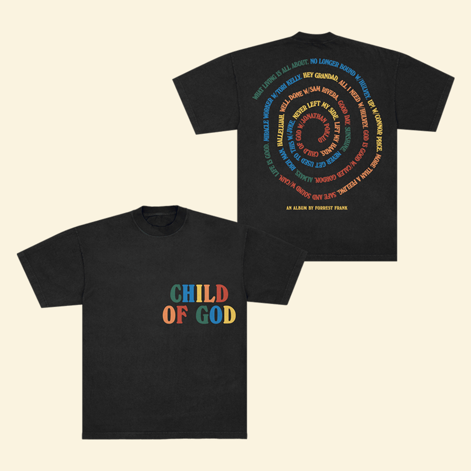 Forrest Frank Tour Merch Child Of God T-Shirt Forrest Frank Merch Gifts For Best Friend