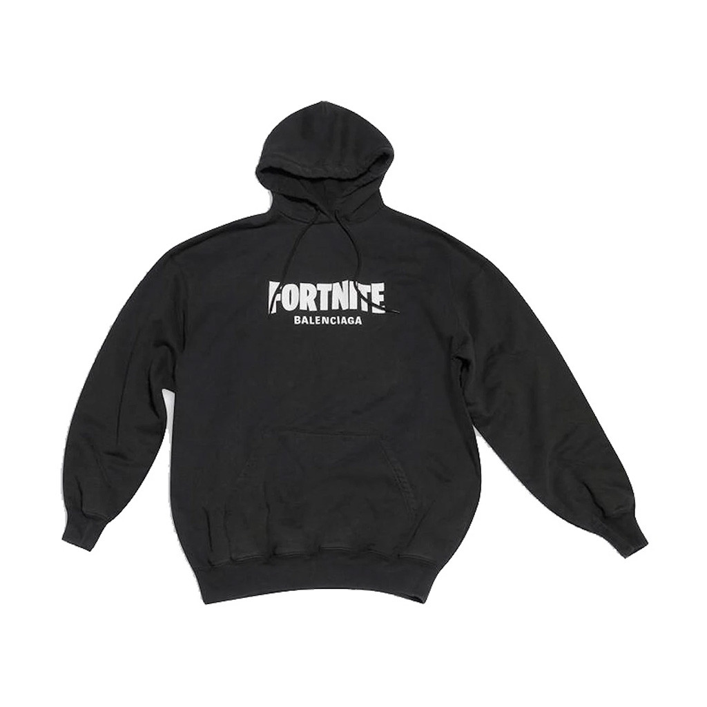 Fortnite Balenciaga Hoodie Black Gift Ideas For Him