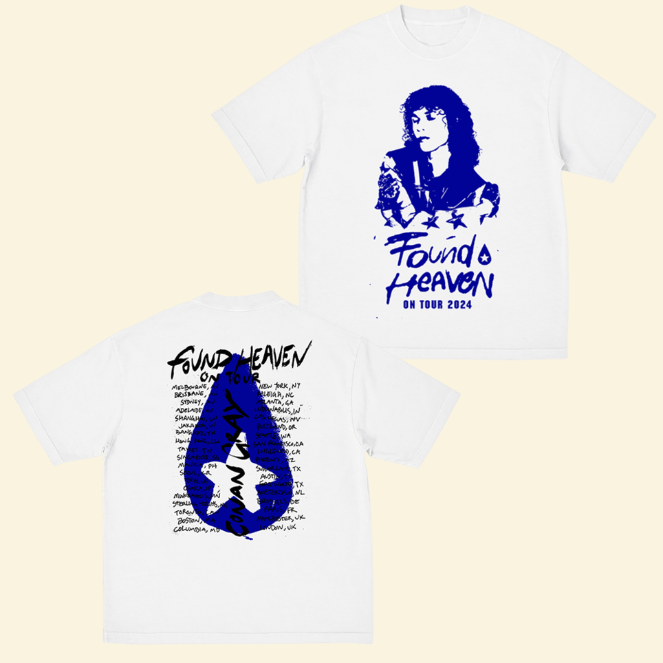 Found Heaven On Tour 2024 T-Shirt Conan Gray Merch Fathers Day Birthday Gift Idea for Him