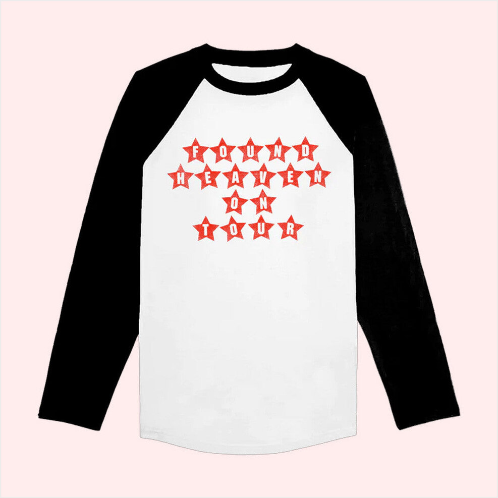 Found Heaven On Tour Baseball T-Shirt Conan Gray Merch Birthday Gifts For Best Friend