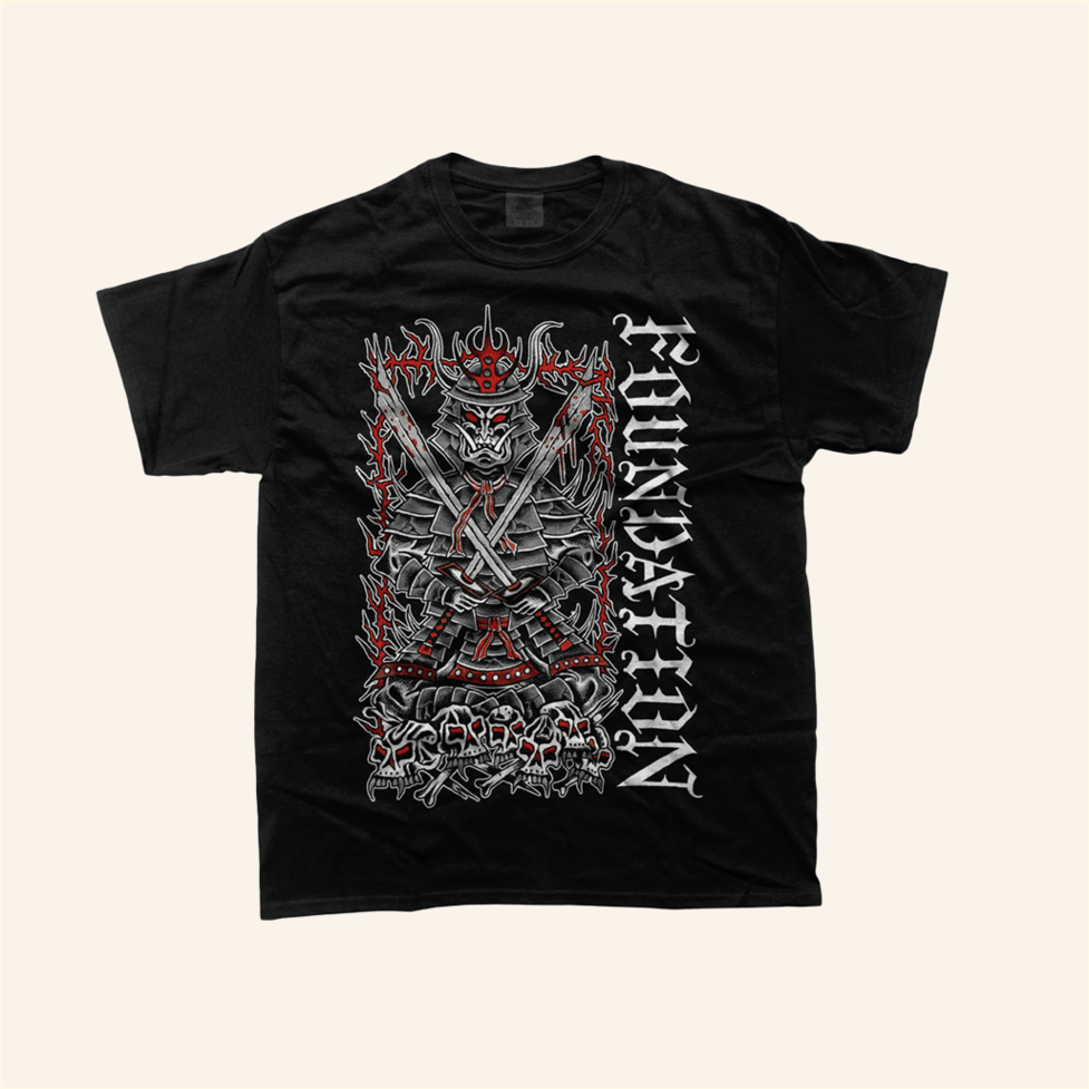 Foundation Samurai Black T-Shirt Closed Casket Activities Merch Dad Gifts BFF Gifts Ideas
