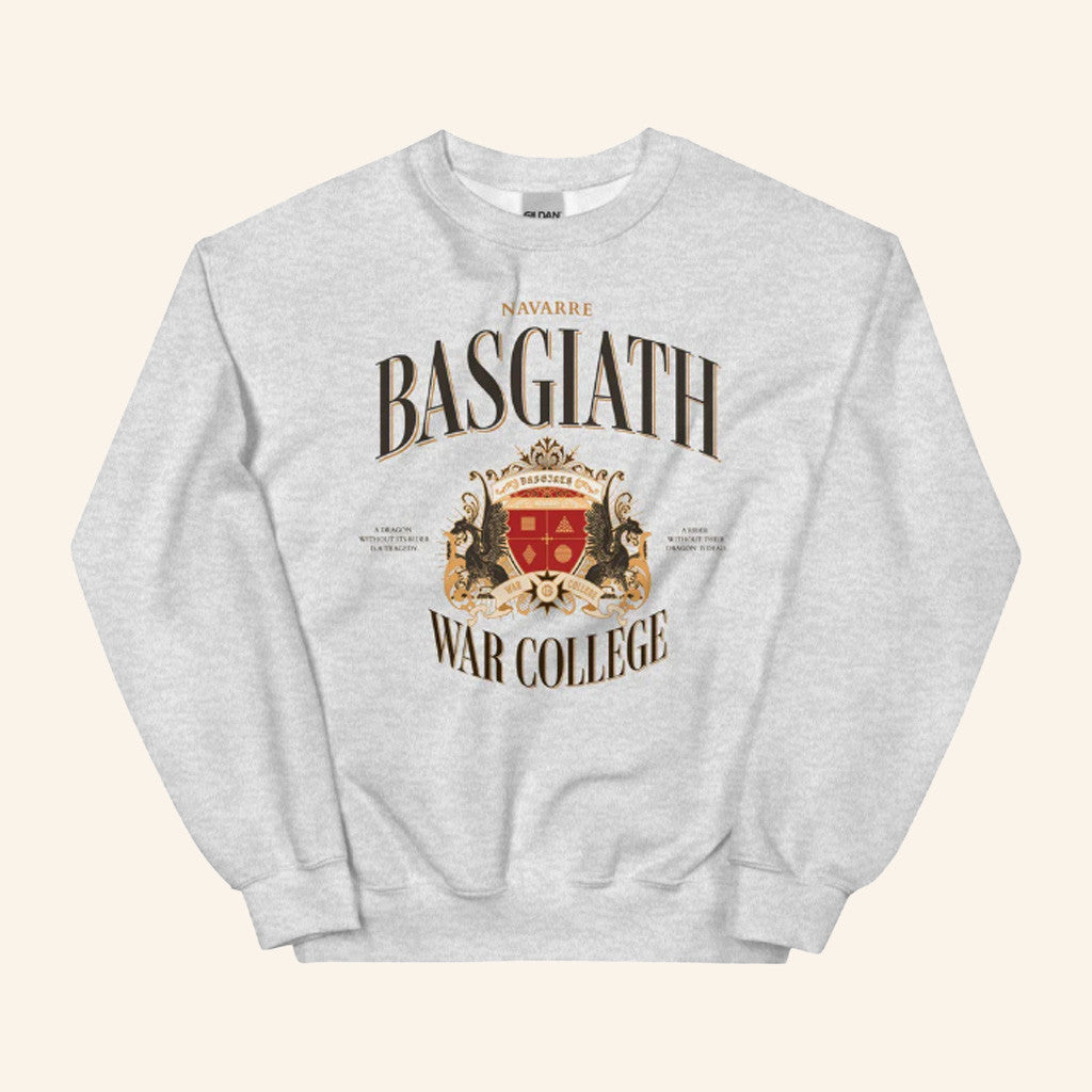 Fourth Wing Merch Basgiath War College Sweatshirt Birthday Gift For Friends