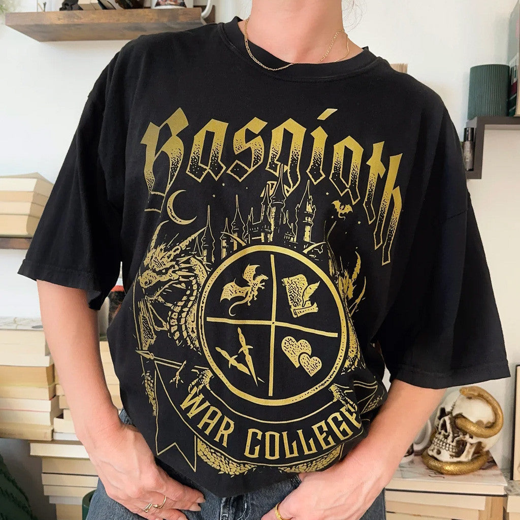Fourth Wing Merch Basgiath War College T-Shirt Gifts For Girlfriend