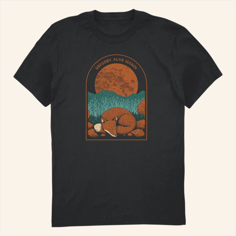 Fox T-Shirt Gregory Alan Isakov Merch Birthday Gifts For Husband Gifts For Best Friend