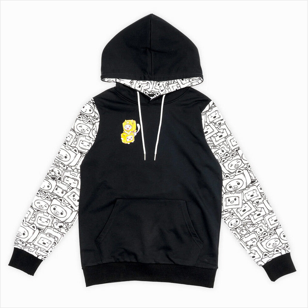 Foxy and Boxy Hoodie Lankybox Merch Birthday Gifts For Best Friend Christmas Presents