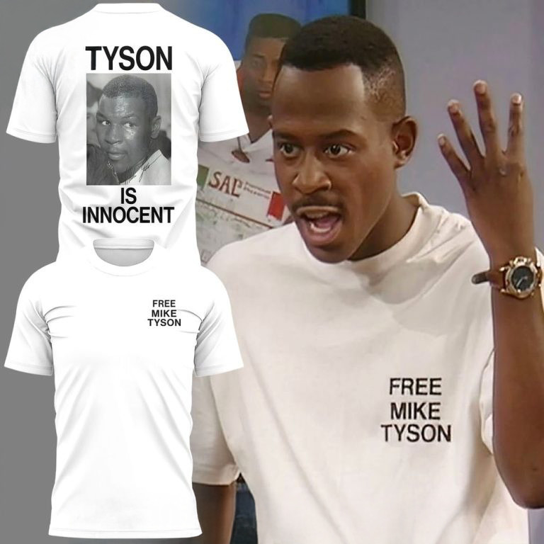 Free Mike Tyson 2025 T-Shirt Fan Merch Gifts For Husband