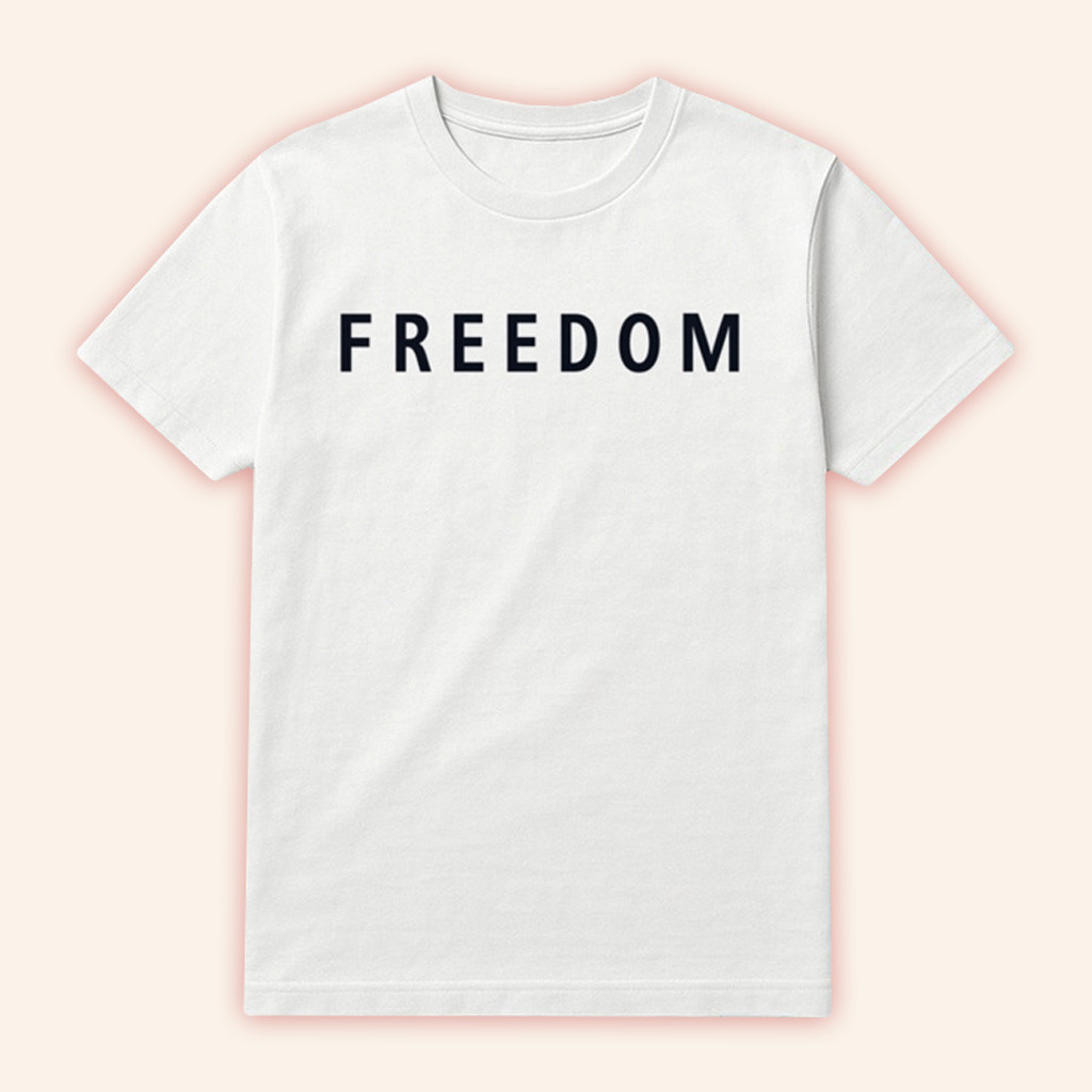 Freedom Shirt Charlie Kirk Merch White Charlie Kirk Hoodie Patriotic Gifts