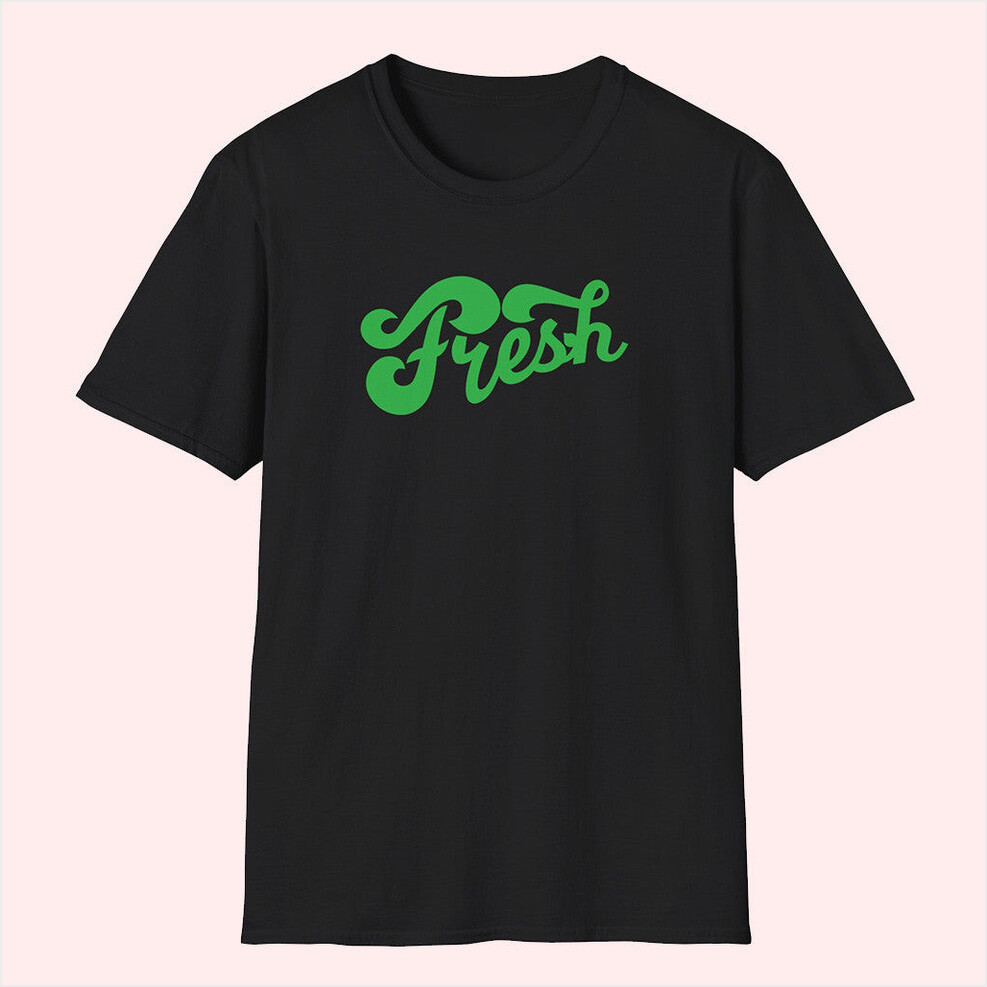 Fresh Black T-Shirt Teestow Merch BFF Birthday Gifts Christmas Presents