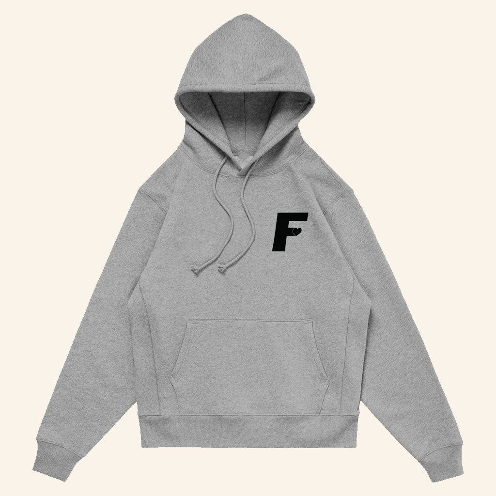 Fresh Love Merch Fresh Love Logo Hoodie Grey Gifts For Boyfriend