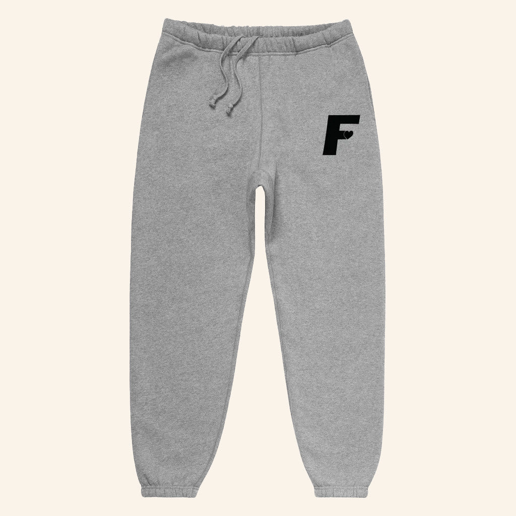 Fresh Love Merch Fresh Love Logo Sweatpants Grey Gifts For Him