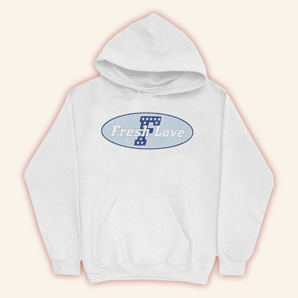 Fresh Love Merch Fresh Love Vintage Star Hoodie White Birthday Gifts For Wife