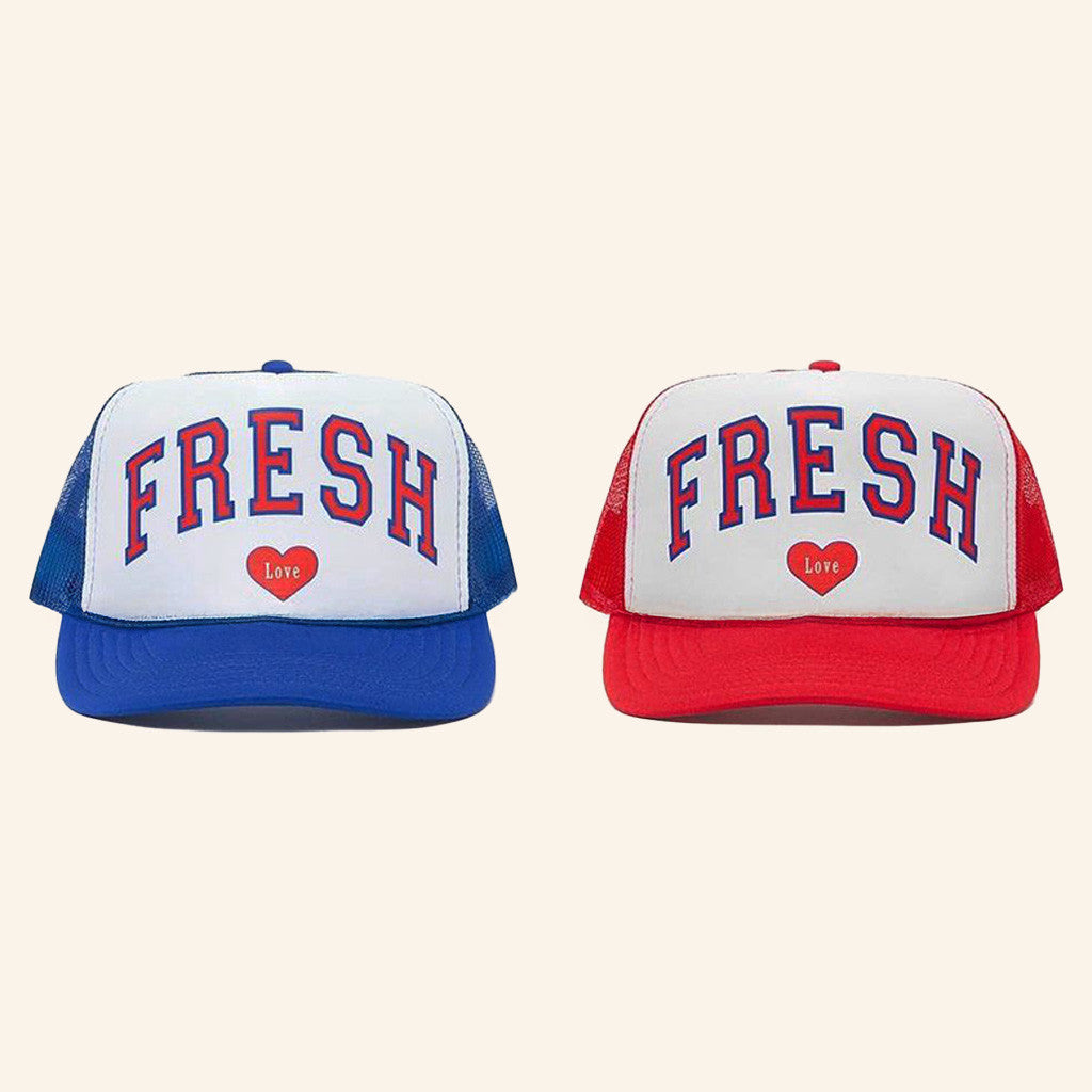 Fresh Love Merch Trucker Hat Gifts For Best Friends