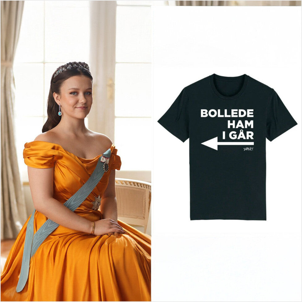 Fresh Western Shirt Danish Princess T-Shirt Bollede Hende I Gar Shirt Fans Birthday Gifts