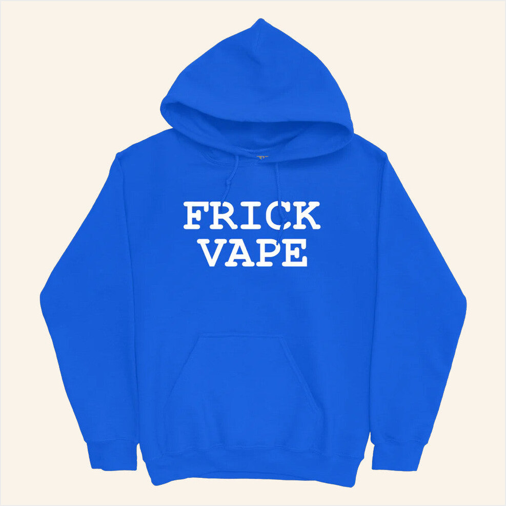Frick Vape Royal Blue Hoodie Baylen Levine Merch Gifts For Husband Gifts For Best Friend