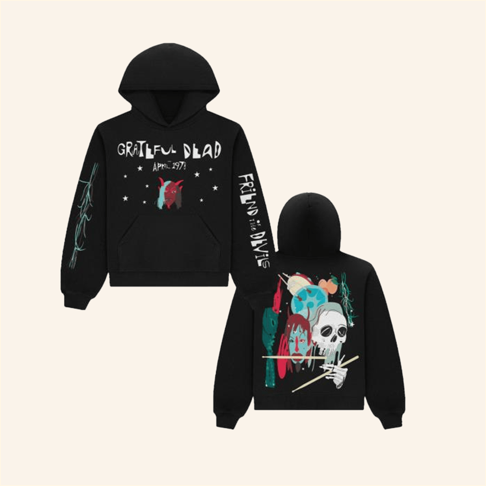 Friend Of The Devils Hoodie Grateful Dead Merch Birthday Gifts For Dad Best Friend Gifts