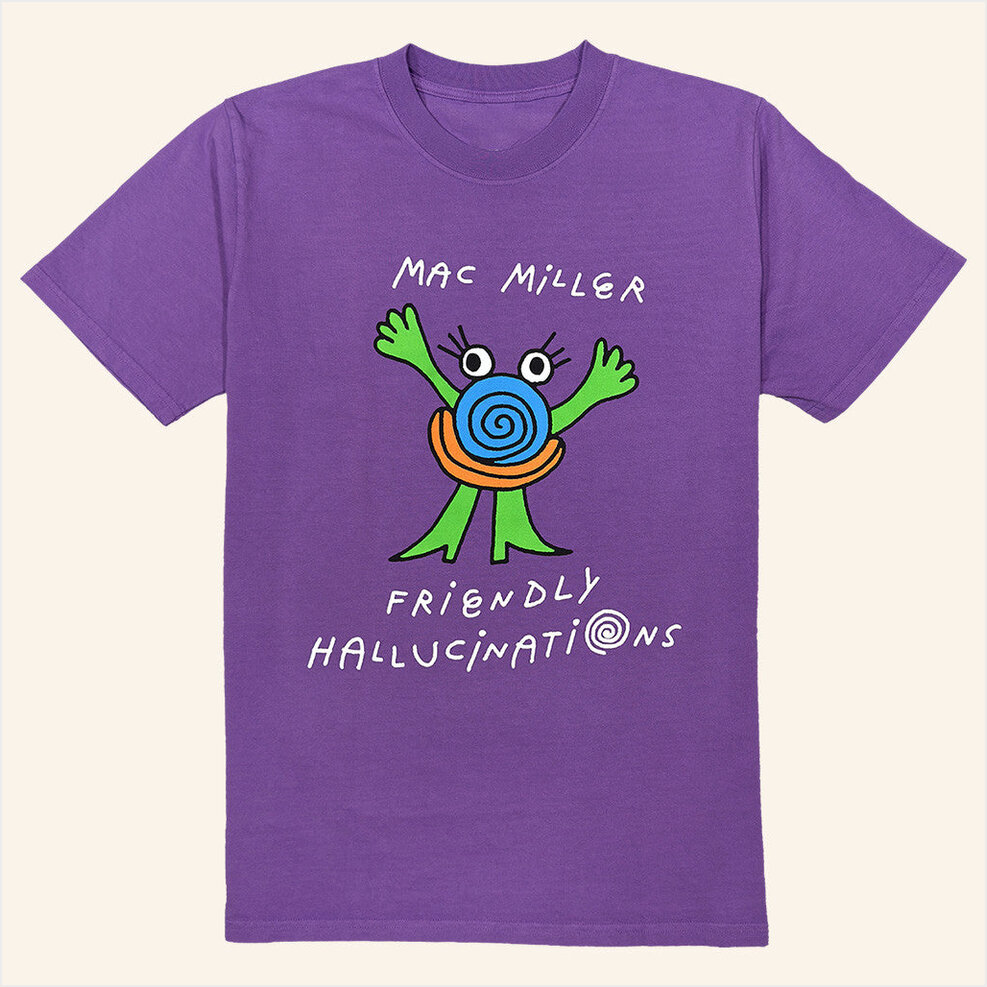 Friendly Hallucinations T-Shirt Mac Miller Merch Present For Friends Birthday Gifts For BFF