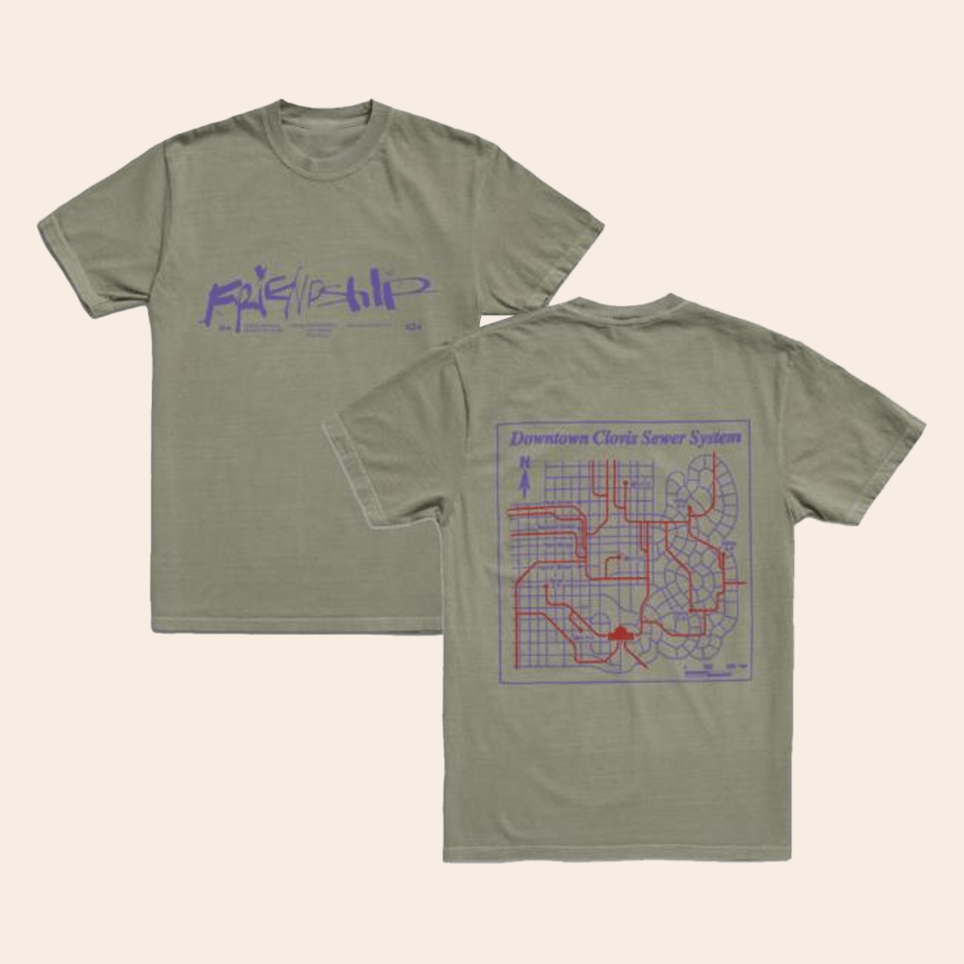 Friendship Sewer System Map T-Shirt A24films Merch Useful Gifts For Dad Gifts For Best Friend
