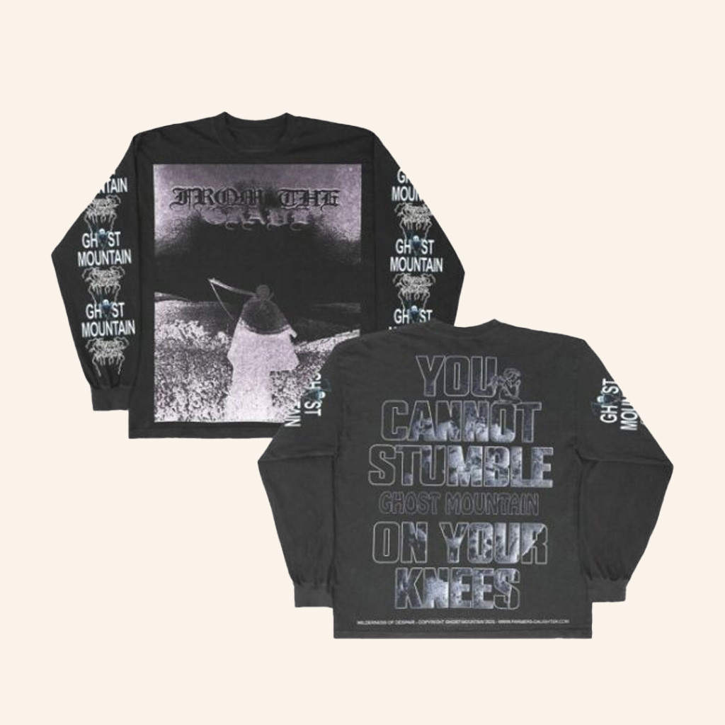From The Grave Ghost Mountain Long Sleeve Shirt Farmer's Daughter Merch Gifts For Men