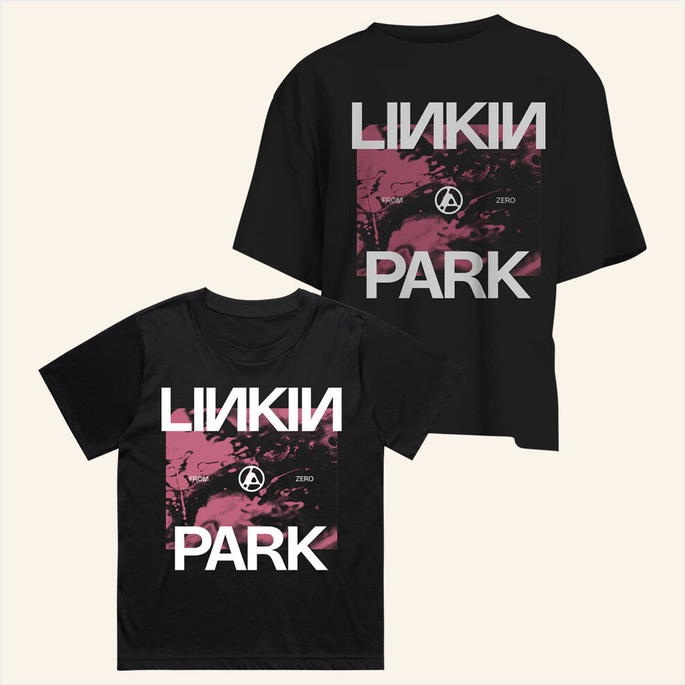 From Zero 2025 Tour FZ Linkin Park Black Shirt Linkin Park Merch Birthday Gifts For Sister
