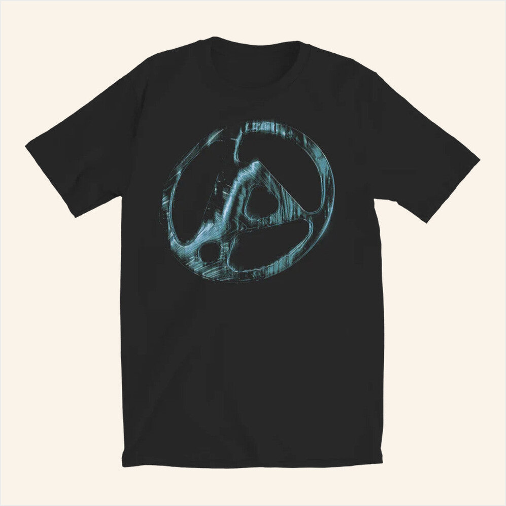 From Zero 2025 Tour FZ Teal Suspended Morph Logo Black T-Shirt Linkin Park Merch Fans Gifts