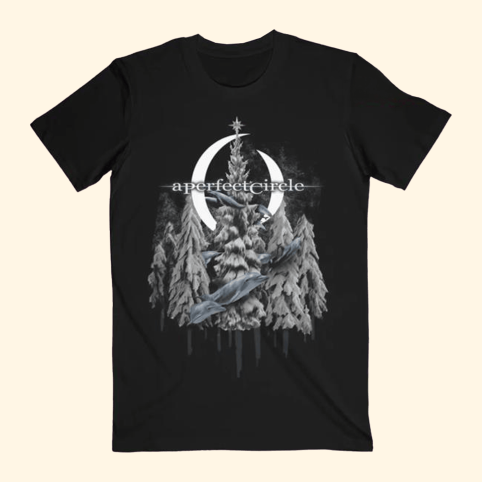 Frosty Dolphin And Snow T-Shirt A Perfect Circle Merch Father's Day Birthday Gifts For Grandpa