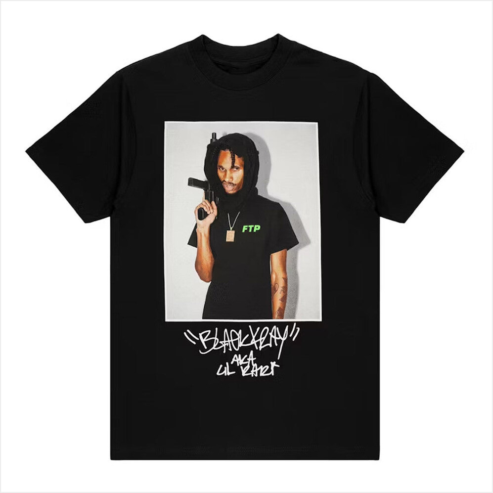 FTP Black Kray Photo T-Shirt FTP Merch Birthday Gifts For Father Gifts For Friends
