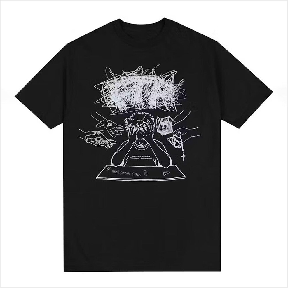 FTP Peer Pressure T-Shirt FTP Merch Black Birthday Gifts For Best Friend Christmas Presents