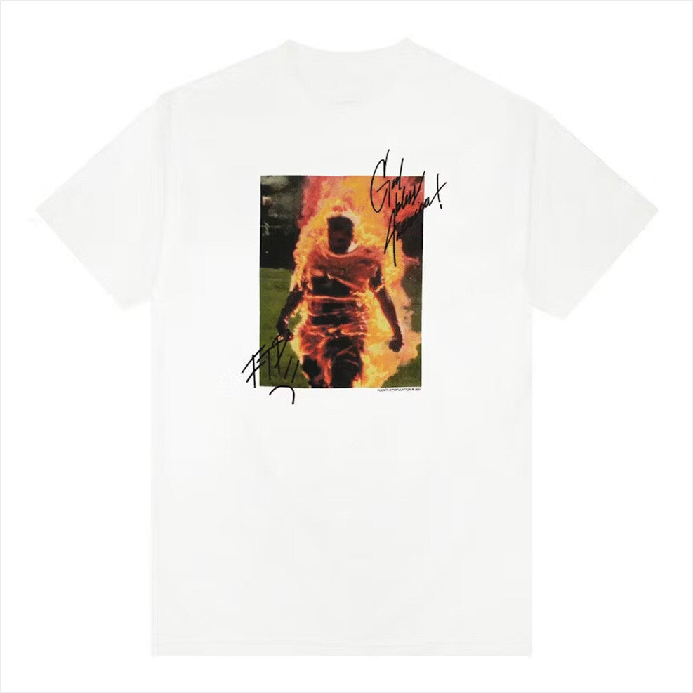 FTP Self Immolation T-Shirt FTP Merch White Unique Gifts For Boyfriend Gifts For Best Friend