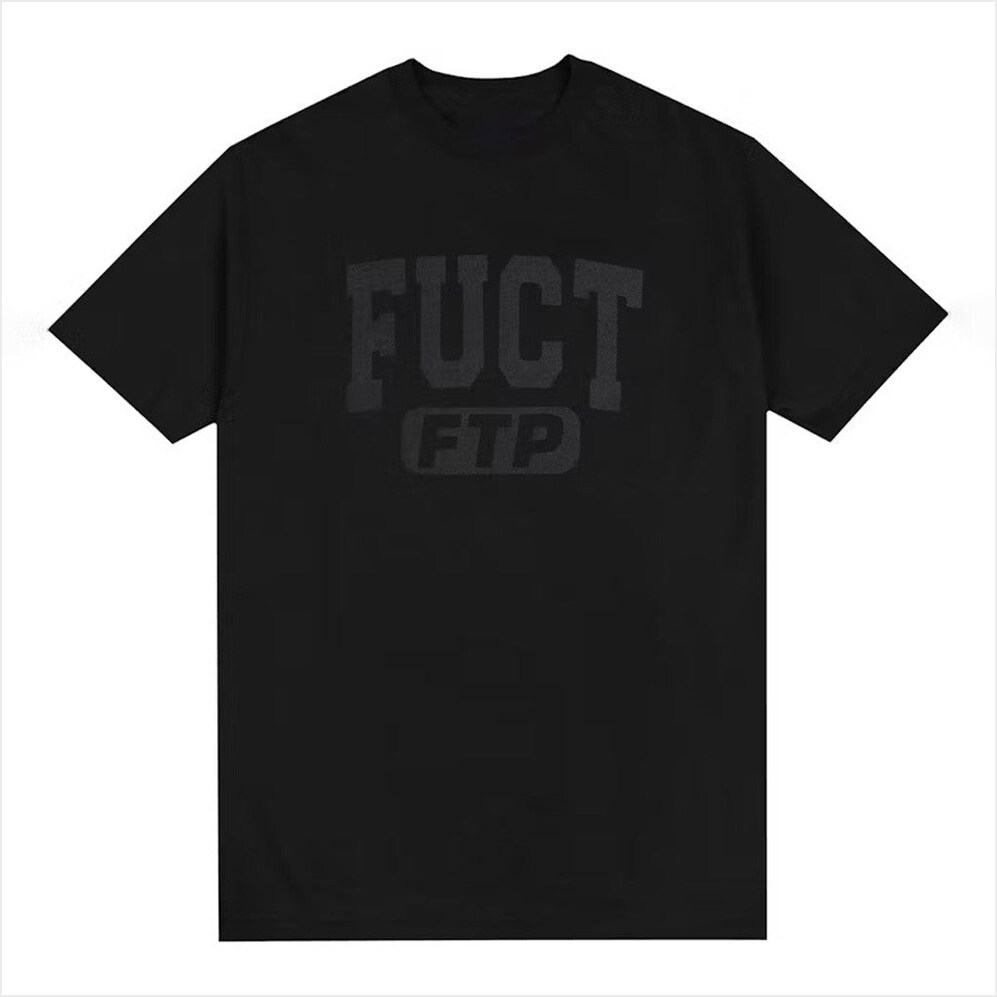 FTP x FUCT Academy T-Shirt FTP Merch Black Birthday Gifts For Brother BFF Gifts Ideas
