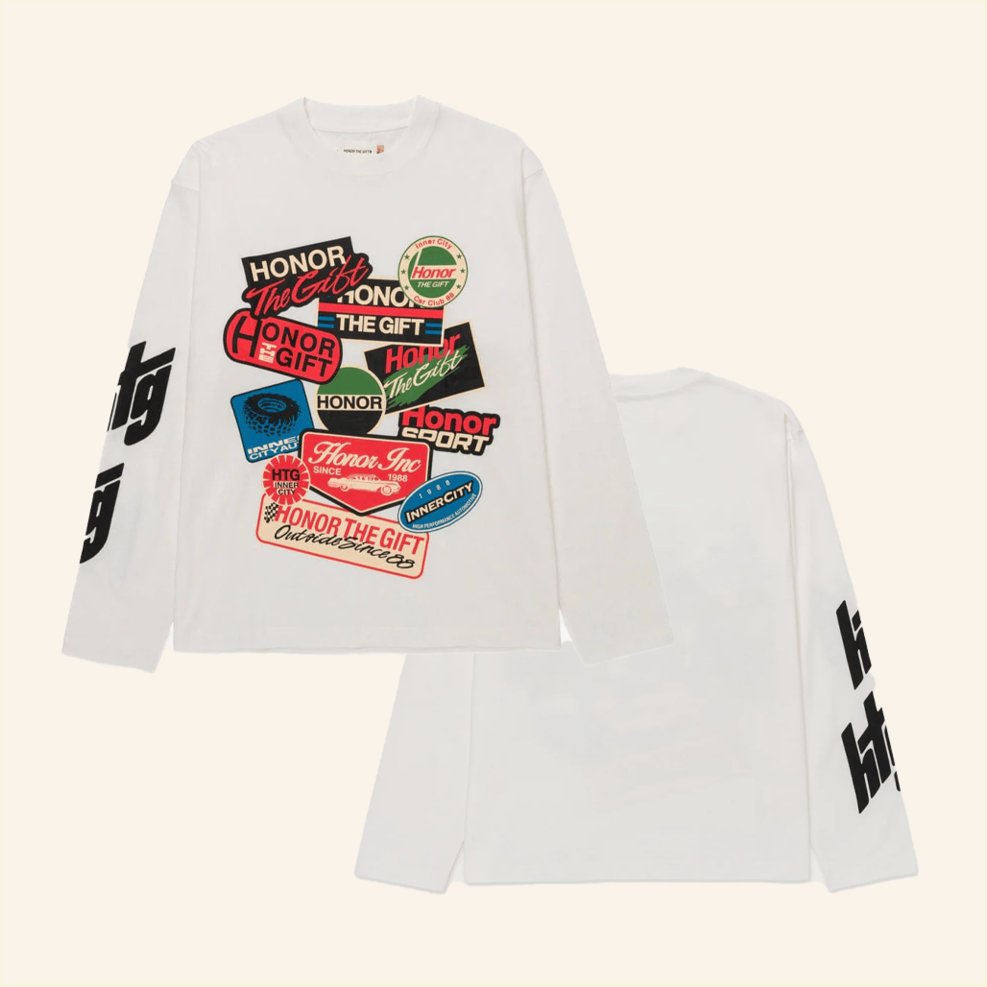 Fuel White Long Sleeve T-Shirt Honor The Gift Merch Birthday Gifts For Besties