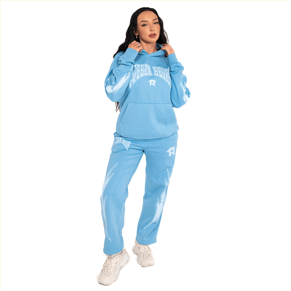 Fuerza Regida Blue Hoodie Fuerza Regida Merch And Sweatpant Sets Birthday Gifts For Mom